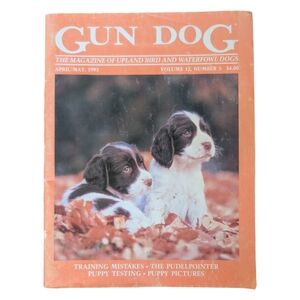 Bundle of 4 Vintage Gun Dog Magazines - 1993/1997/1998